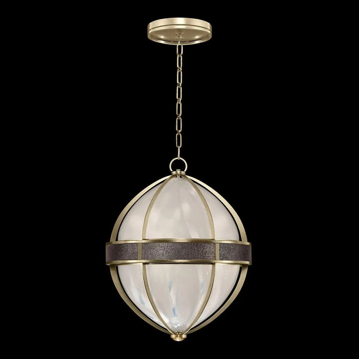 Fine Art - 100038-511 - Three Light Pendant - Mirage - Gold