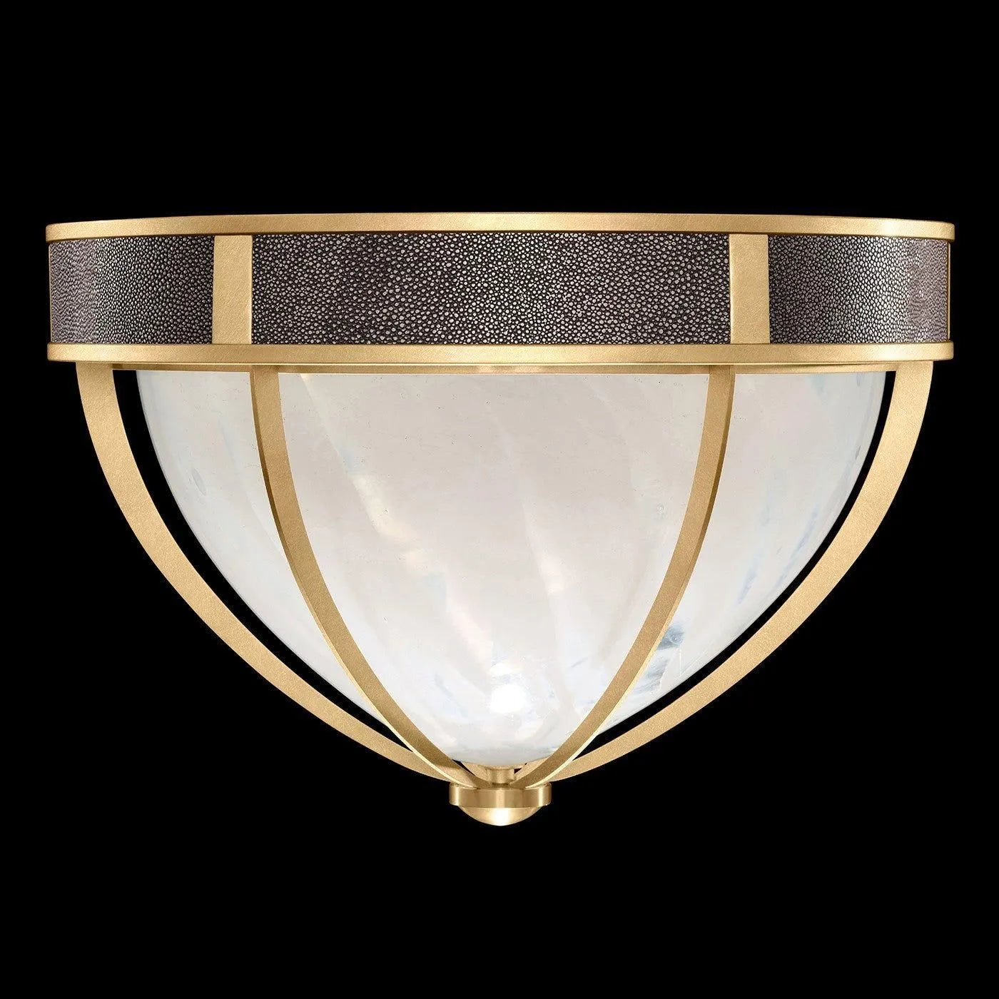 Fine Art - 100042-311 - Three Light Flush Mount - Mirage - Gold