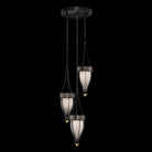 Fine Art - 100044-111 - Three Light Pendant - Mirage - Black