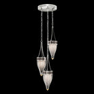 Fine Art - 100044-411 - Three Light Pendant - Mirage - Silver