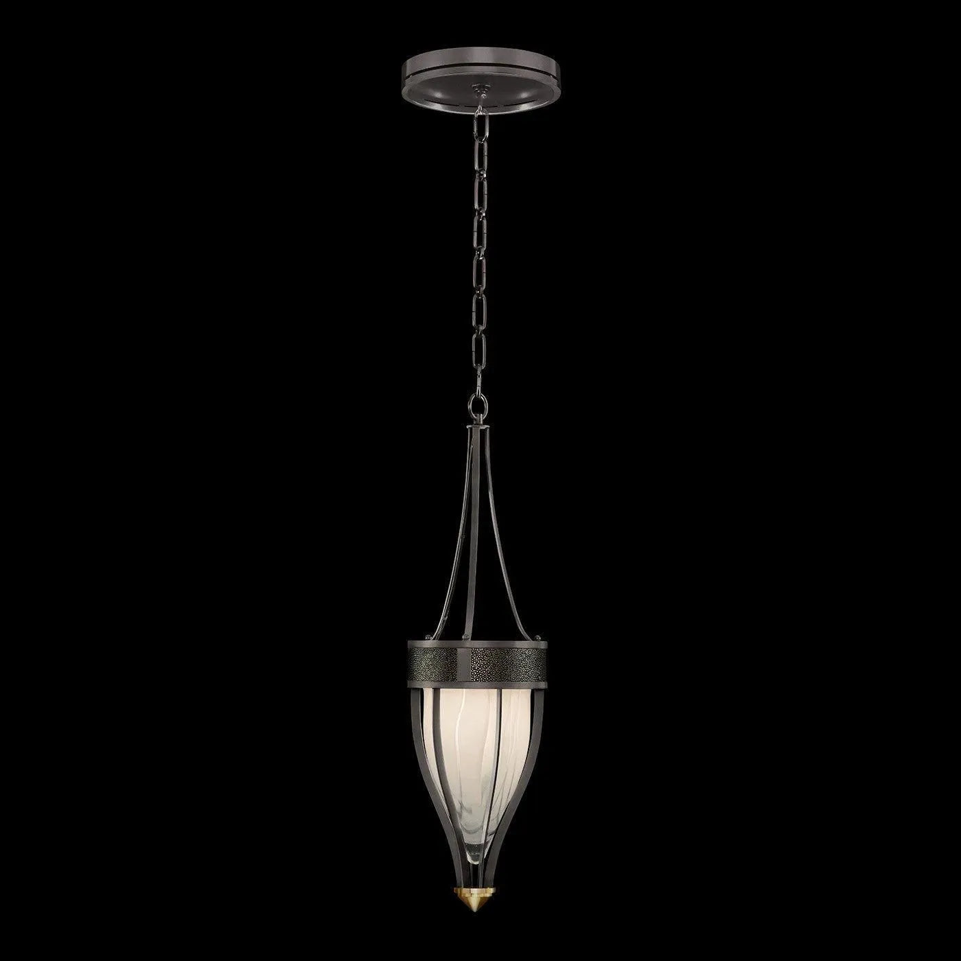 Fine Art - 100045-713 - One Light Pendant - Mirage - Black