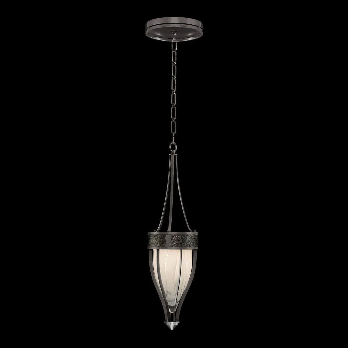 Fine Art - 100045-723 - One Light Pendant - Mirage - Black