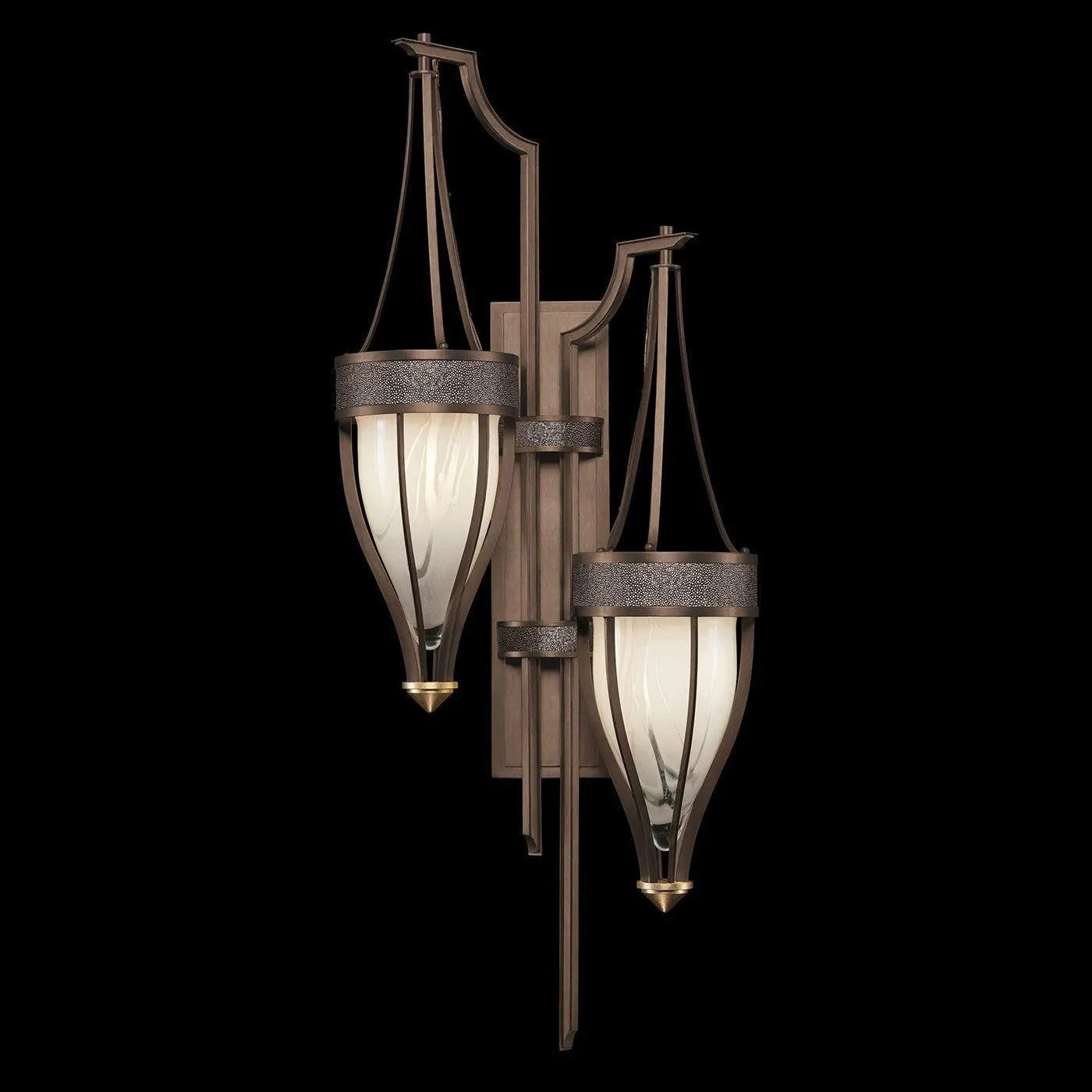 Fine Art - 100046-211 - Two Light Wall Sconce - Mirage - Bronze