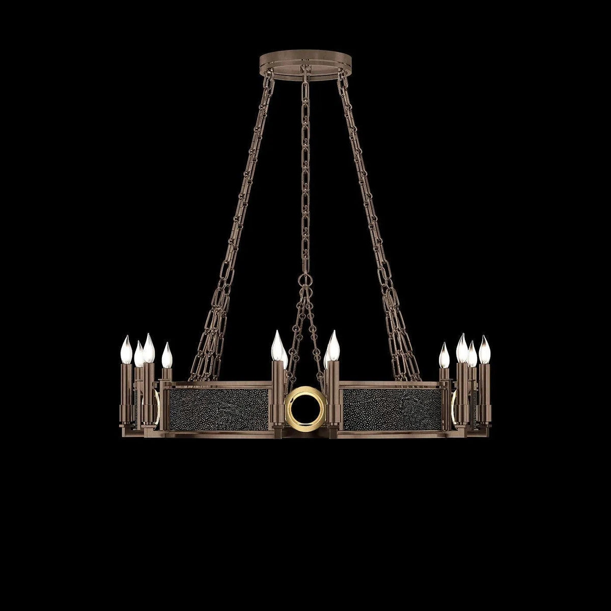 Fine Art - 100047-213 - 12 Light Chandelier - Mirage - Bronze