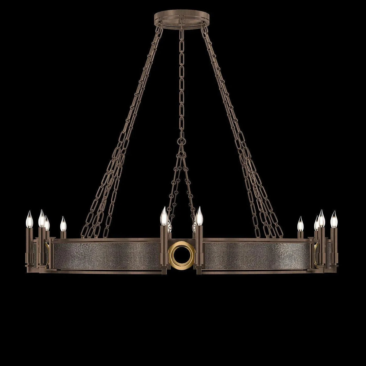 Fine Art - 100048-211 - 12 Light Chandelier - Mirage - Bronze