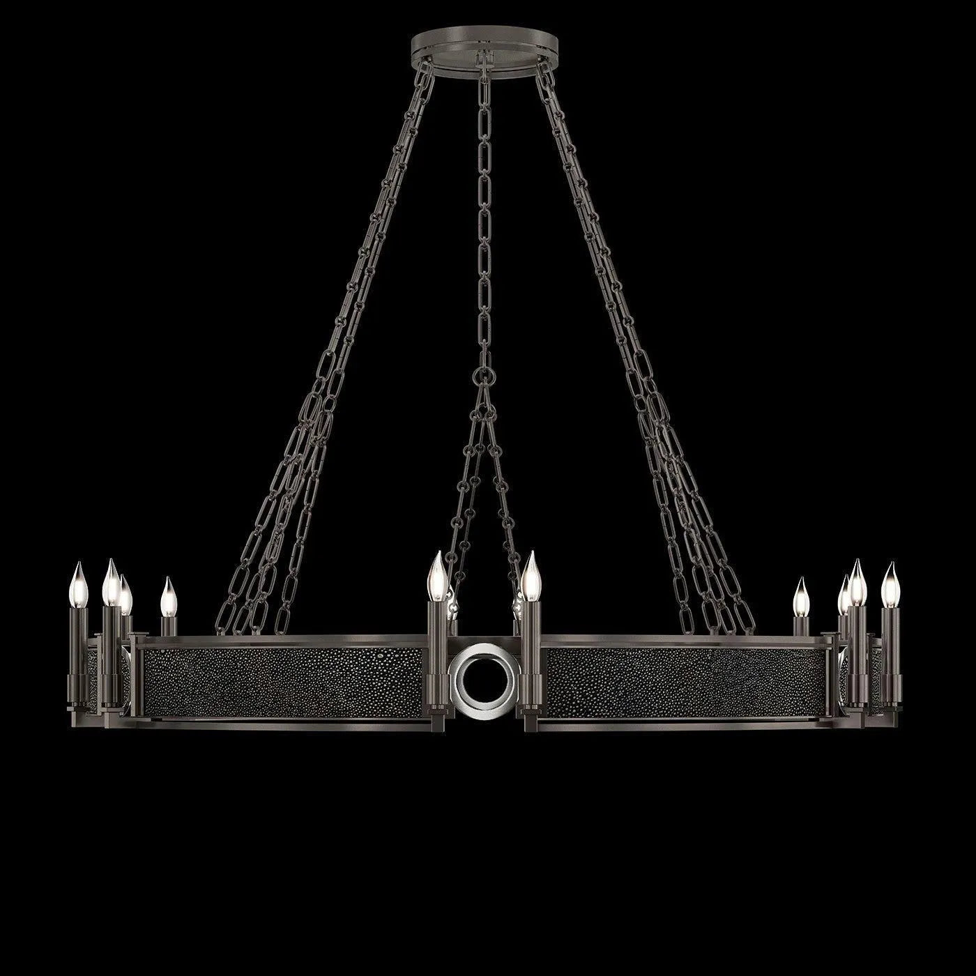 Fine Art - 100048-723 - 12 Light Chandelier - Mirage - Black