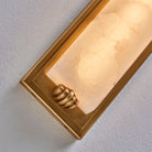 Kalco - 523431TRB - LED Murale - Gypse - Laiton véritable