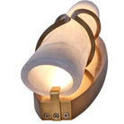 Kalco - 523531TRB - LED Murale - Gypse - Laiton véritable