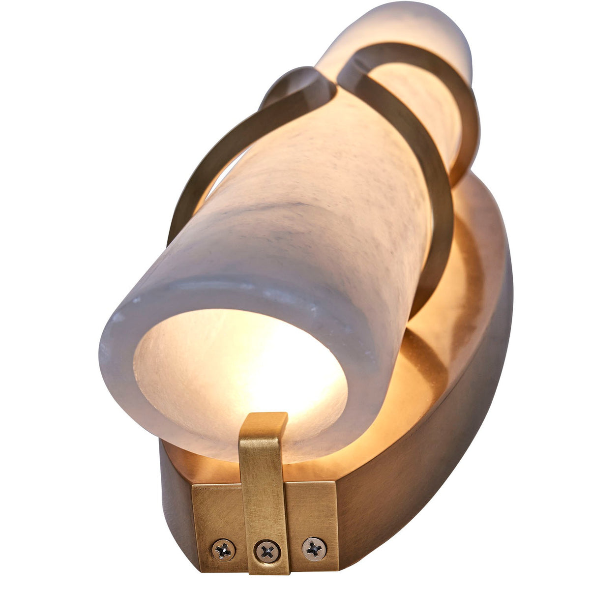 Kalco - 523531TRB - LED Murale - Gypse - Laiton véritable