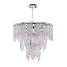Kalco - 523255CH - Dix lumières Suspension - Gisel - Chrome poli