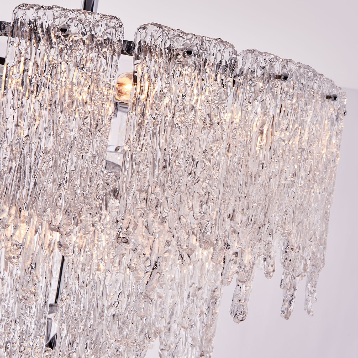 Kalco - 523255CH - Dix lumières Suspension - Gisel - Chrome poli
