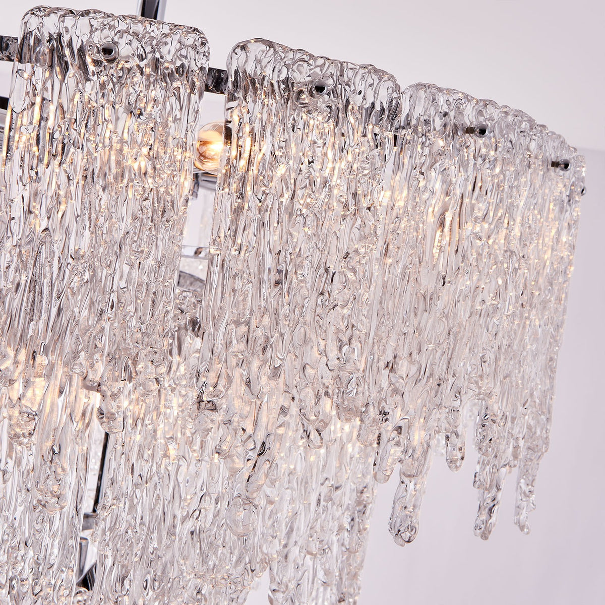 Kalco - 523255CH - Dix lumières Suspension - Gisel - Chrome poli