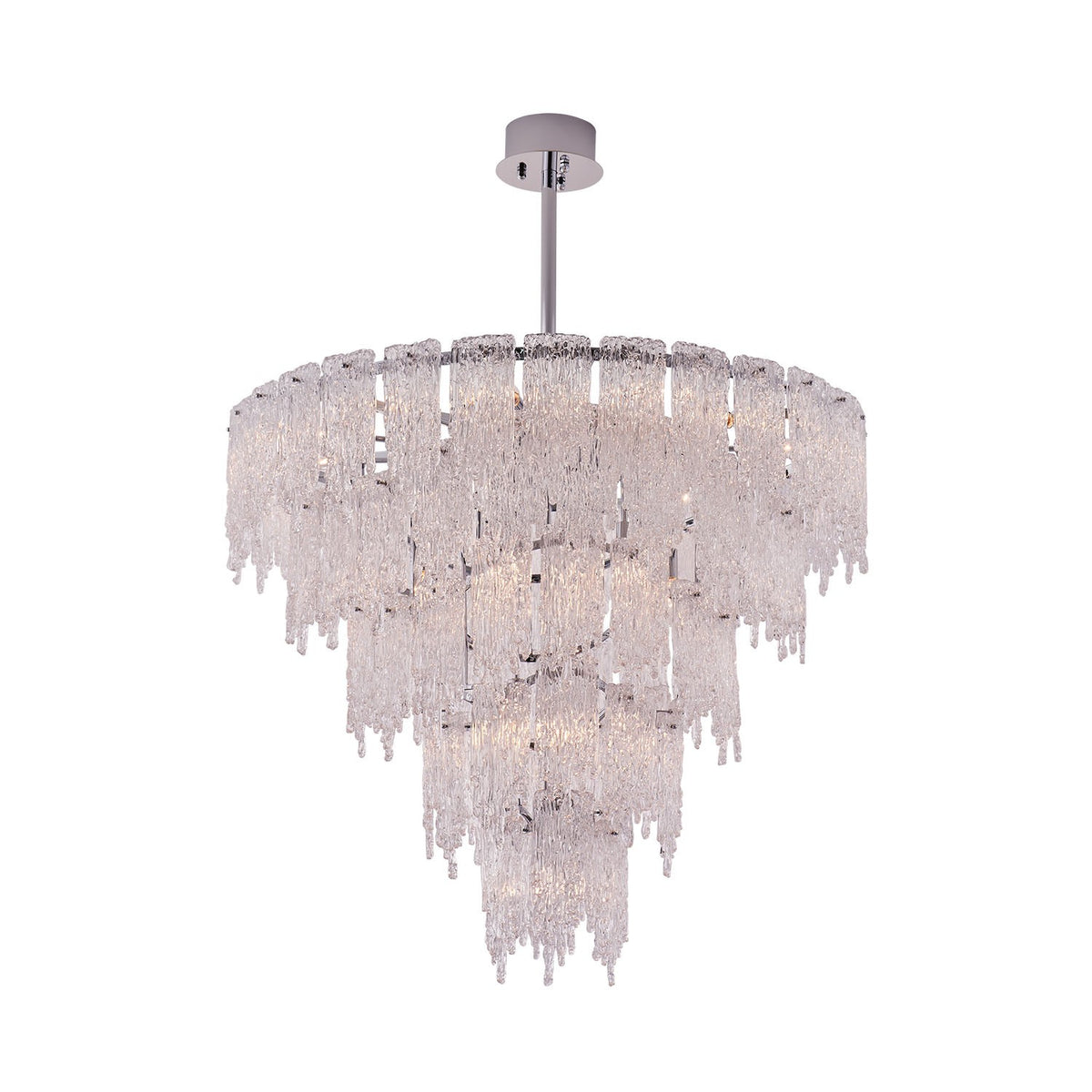 Kalco - 523257CH - 22 Lumières Suspension - Gisel - Chrome poli