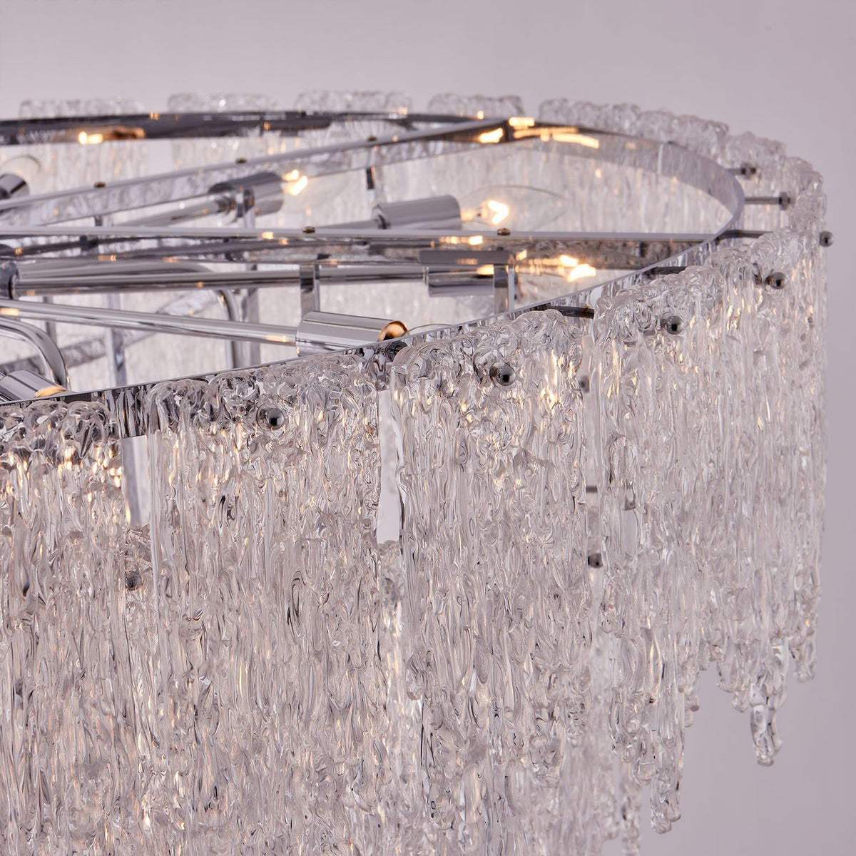 Kalco - 523257CH - 22 Lumières Suspension - Gisel - Chrome poli