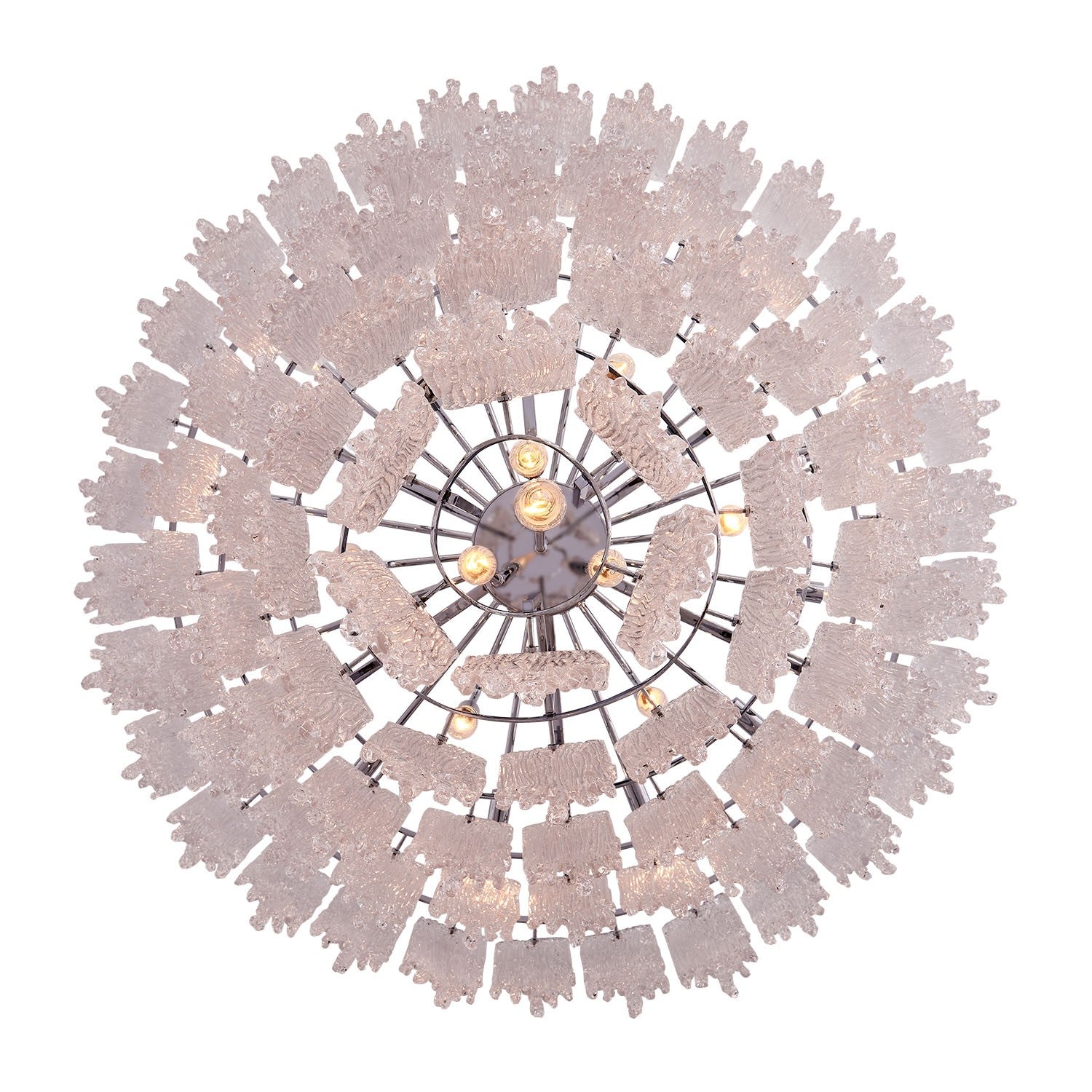 Kalco - 523257CH - 22 Lumières Suspension - Gisel - Chrome poli