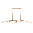 Kalco - 520661WB - Île aux Six Phares Suspension - Blason - Laiton d'hiver