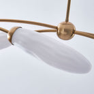 Kalco - 520661WB - Île aux Six Phares Suspension - Blason - Laiton d'hiver