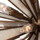 Kalco - 523755PAB - 18 Lumières Suspension - Éclat - Laiton antique nacré