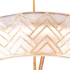 Kalco - 523155OL - LED Suspension - Géo - Feuille d'or oxydée