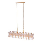 Kalco - 523661OL - Île des 12 Lumières Suspension - Feuille d'or oxydée - Gossamer