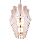 Kalco - 523661OL - Île des 12 Lumières Suspension - Feuille d'or oxydée - Gossamer