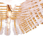 Kalco - 523661OL - Île des 12 Lumières Suspension - Feuille d'or oxydée - Gossamer