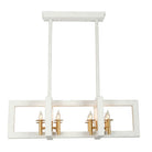 Kalco - 522268SGLW - Île aux Huit Phares Suspension Duo - Or doux et blanc