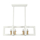 Kalco - 522268SGLW - Île aux Huit Phares Suspension Duo - Or doux et blanc