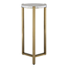 Uttermost - 24254 - Drink Table - Pietra - Antique Brass