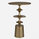 Uttermost - 24412 - Accent Table - Flight - Antique Brass