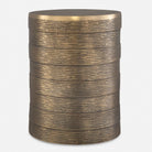 Uttermost - 50015 - Accent Table - Odin - Antique Brass