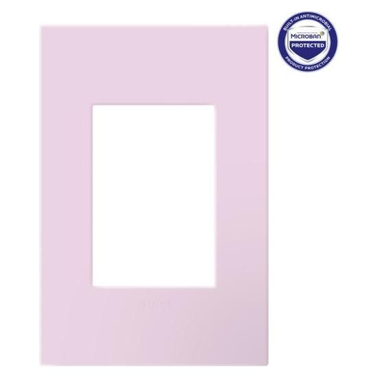 adorne® One Plus-Gang Screwless Wall Plate with Microban®