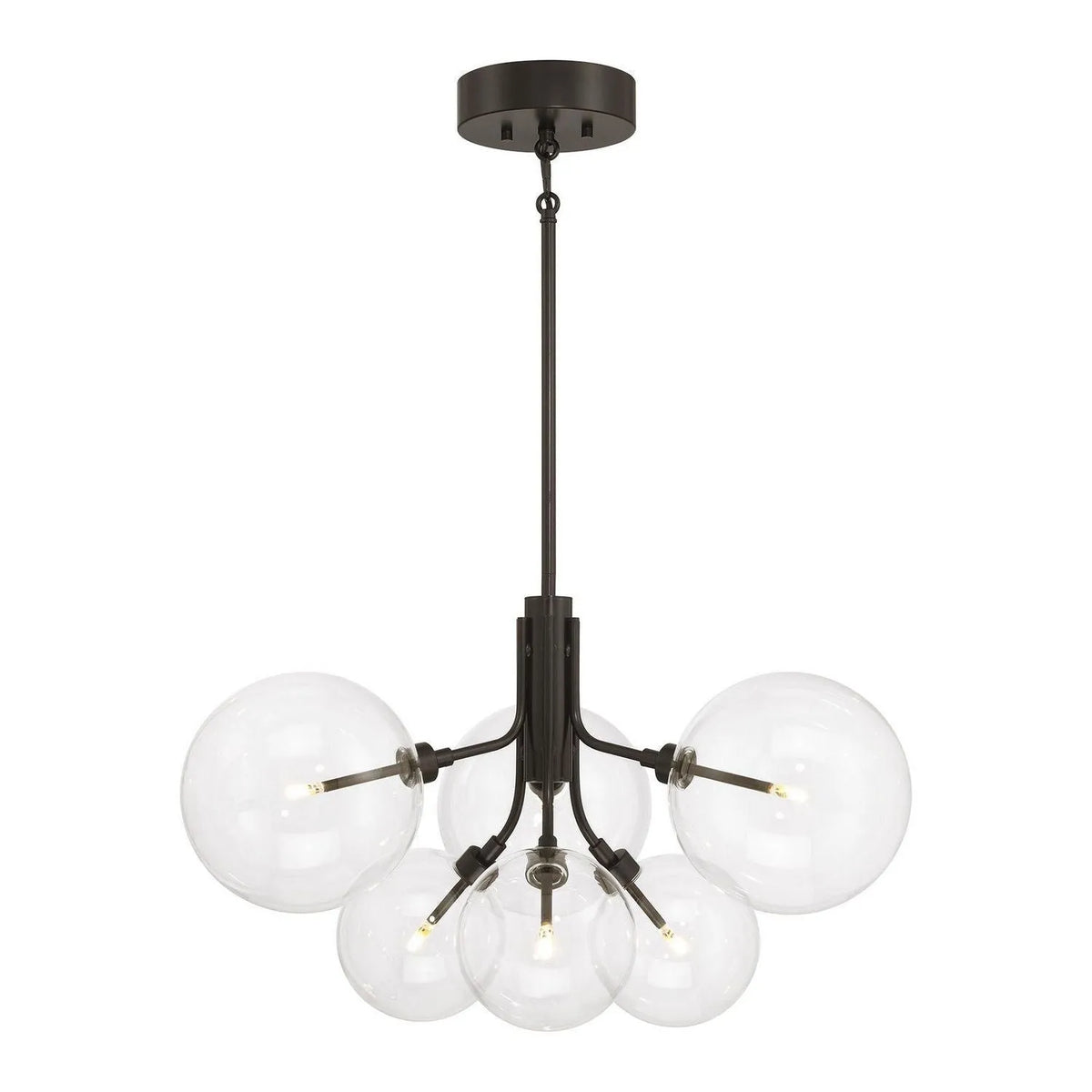 Meridian - M100135ORB - LED Chandelier - Oil Rubbed Bronze