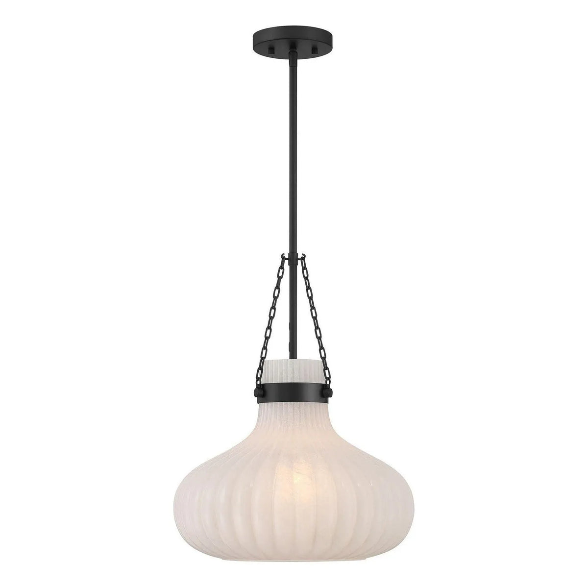 Meridian - M7046MBK - One Light Pendant - Matte Black