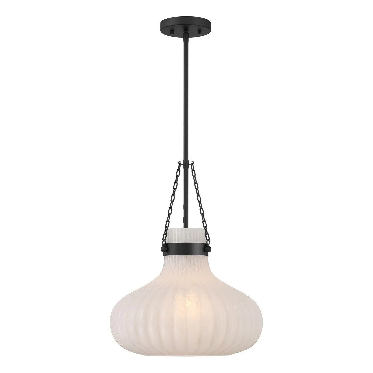 Meridian - M7046MBK - One Light Pendant - Matte Black