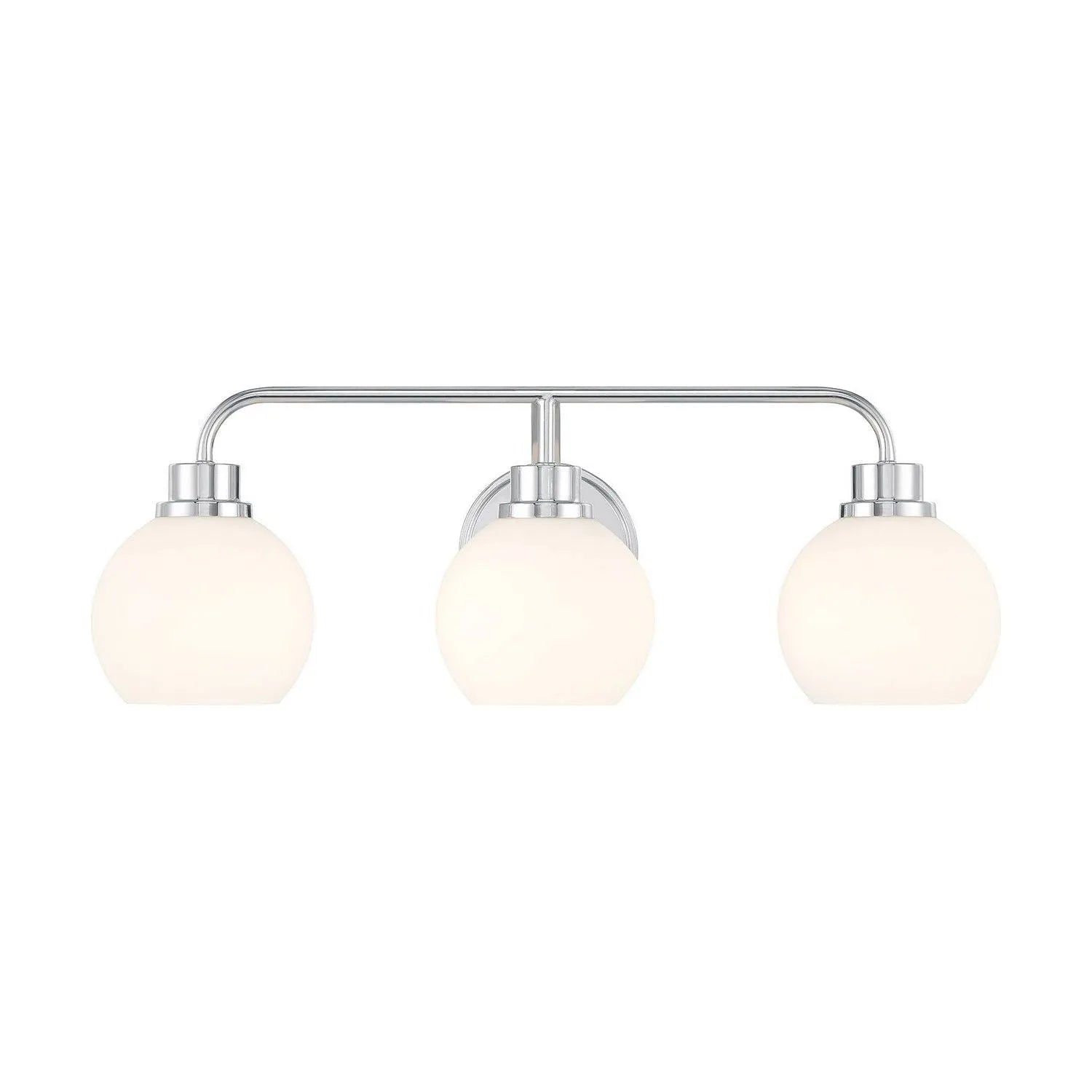 Meridian - M80081BN - Three Light Bathroom Vanity - Brushed Nickel