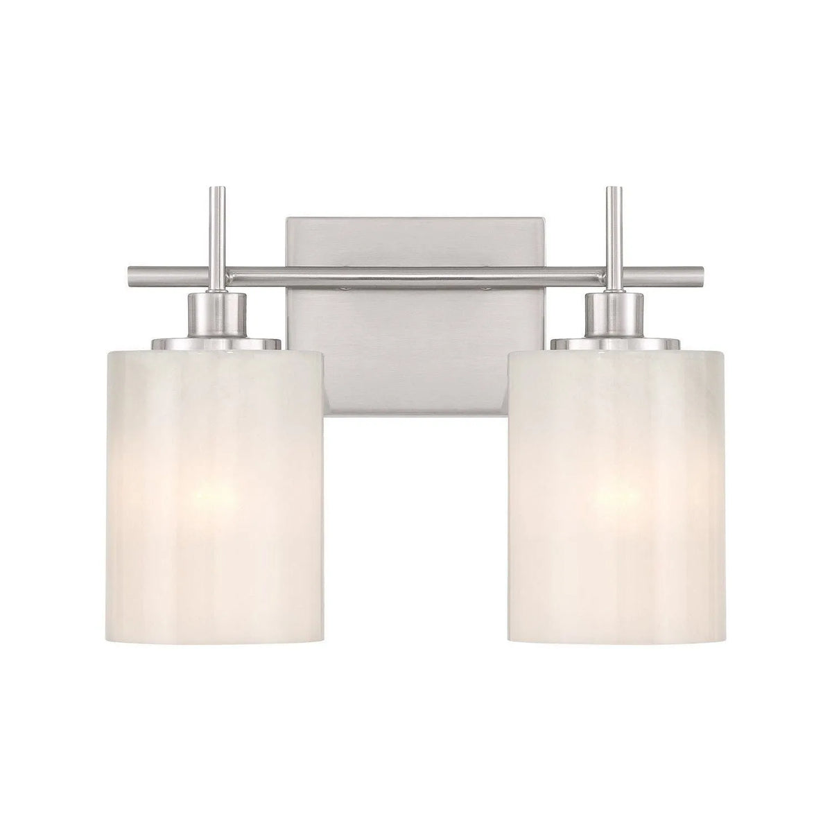 Meridian - M80083BN - Two Light Bathroom Vanity - Brushed Nickel
