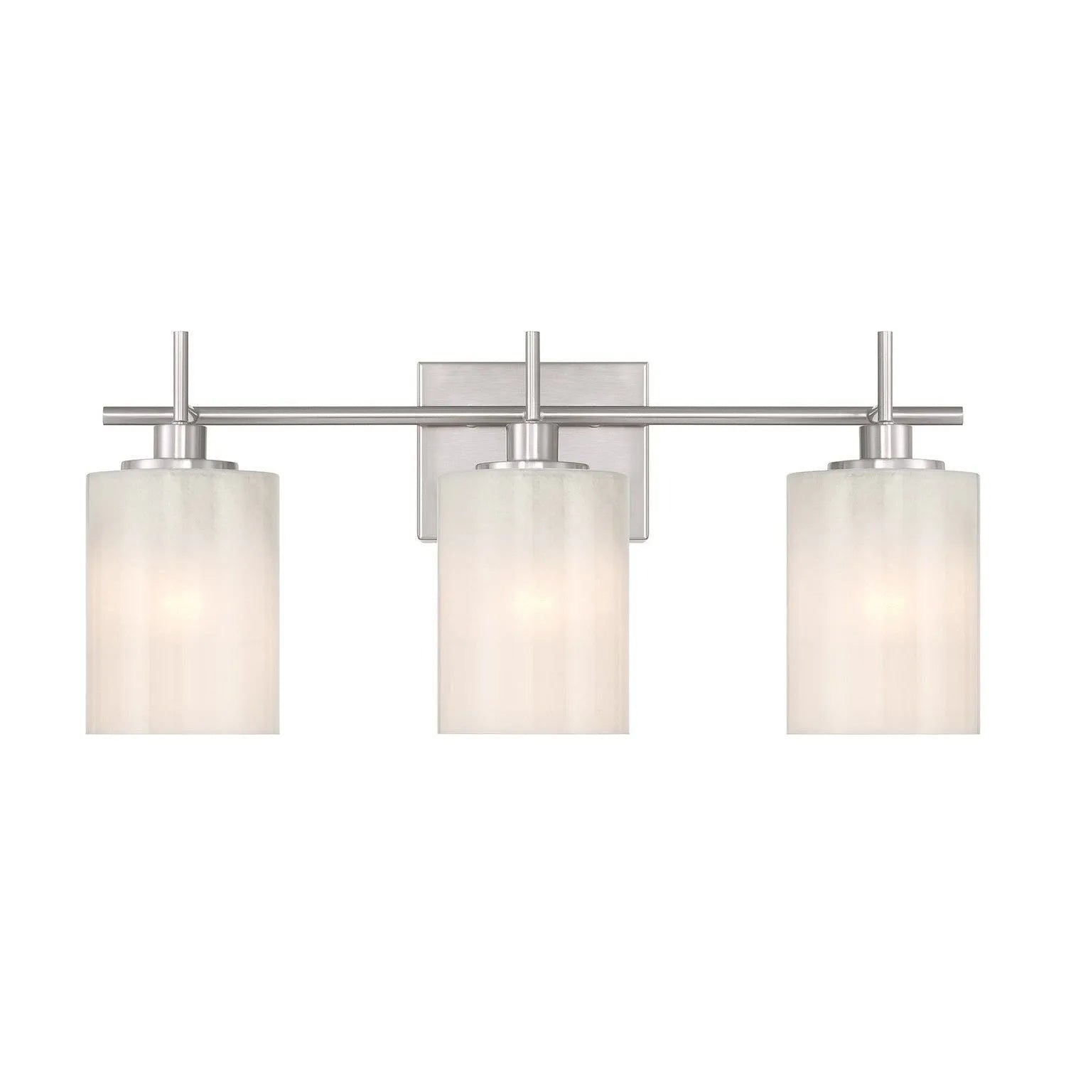 Meridian - M80084BN - Three Light Bathroom Vanity - Brushed Nickel