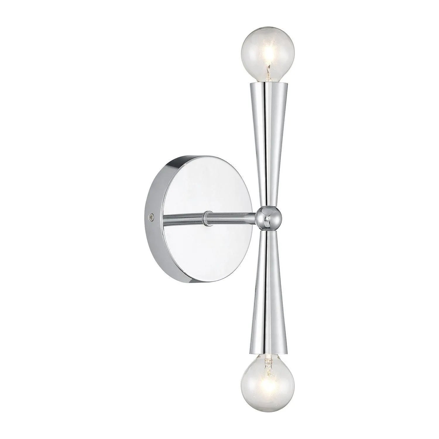 Meridian - M90110CH - Two Light Wall Sconce - Chrome