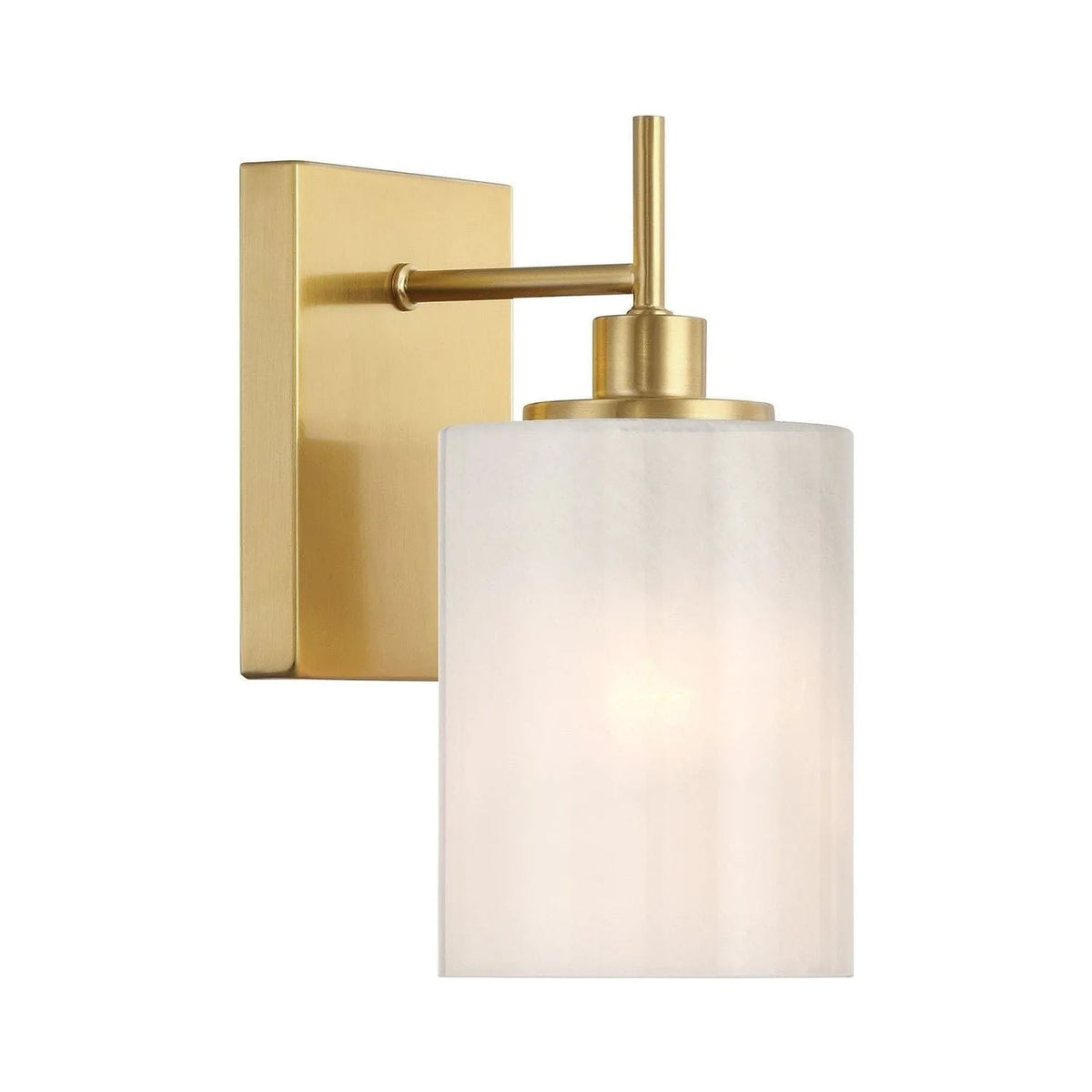 Meridian - M90116NB - One Light Wall Sconce - Natural Brass