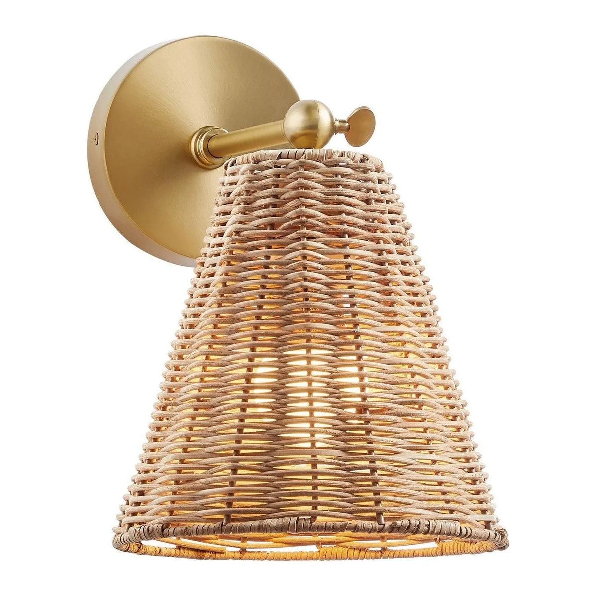 Meridian - M90118NB - One Light Wall Sconce - Natural Brass