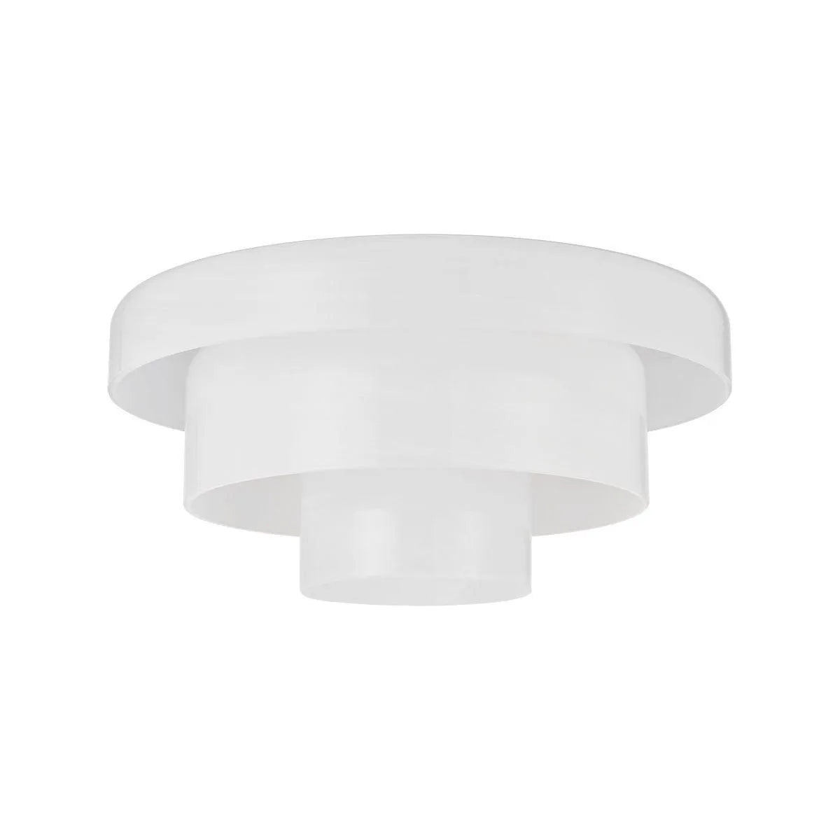 Hudson Valley - 1008-AGB - One Light Flush Mount - Port richmond - Aged Brass