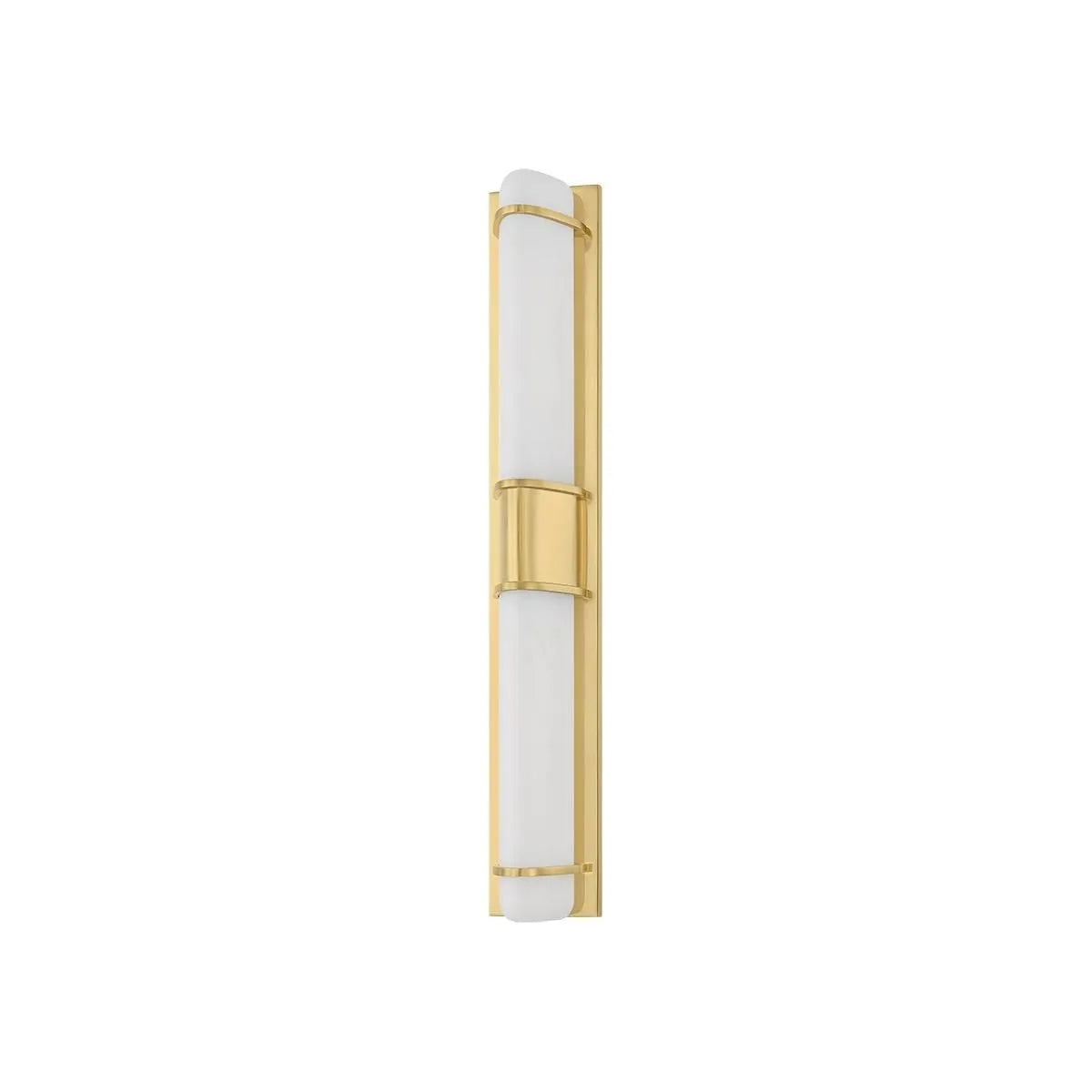Hudson Valley - 1127-AGB - Two Light Wall Sconce - Tottenville - Aged Brass