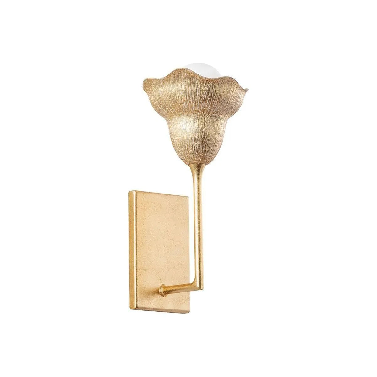 Hudson Valley - 1281-VGL/GLI - One Light Wall Sconce - Alora - Vintage Gold Leaf/Gilded Ivory