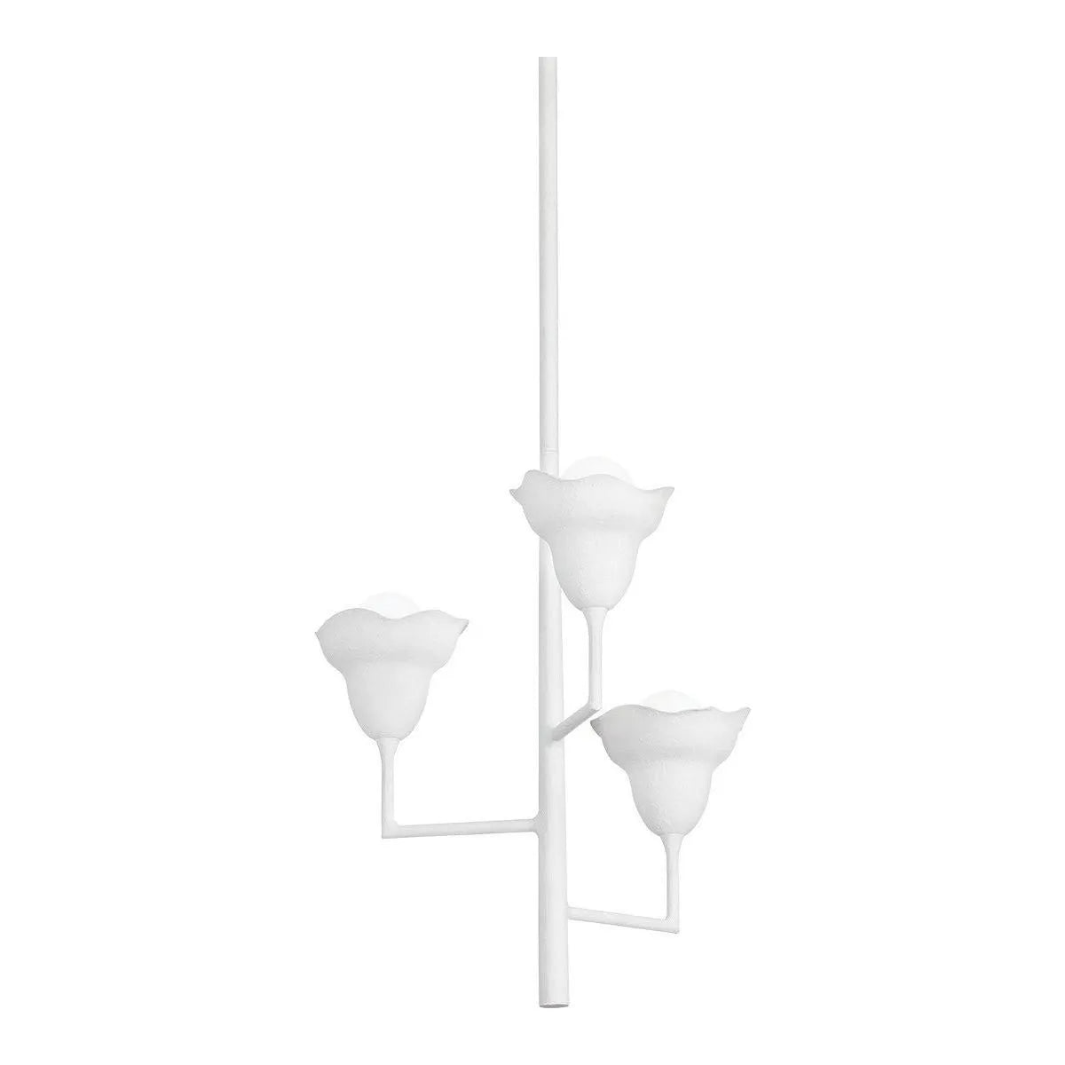 Hudson Valley - 1283-WP - Three Light Chandelier - Alora - White Plaster