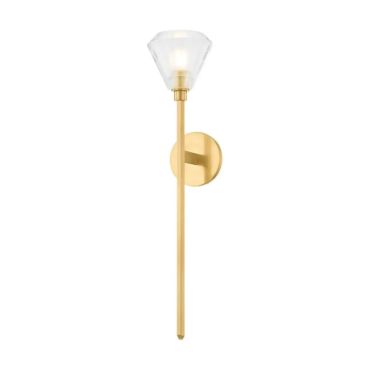 Hudson Valley - 1425-AGB - One Light Wall Sconce - Maspeth - Aged Brass