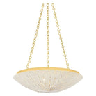 Hudson Valley - 1704-VGL - Four Light Pendant - Summerside - Vintage Gold Leaf