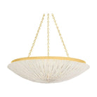 Hudson Valley - 1706-VGL - Six Light Pendant - Summerside - Vintage Gold Leaf