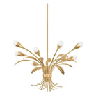 Hudson Valley - 1909-VGL - Nine Light Chandelier - Bilston - Vintage Gold Leaf