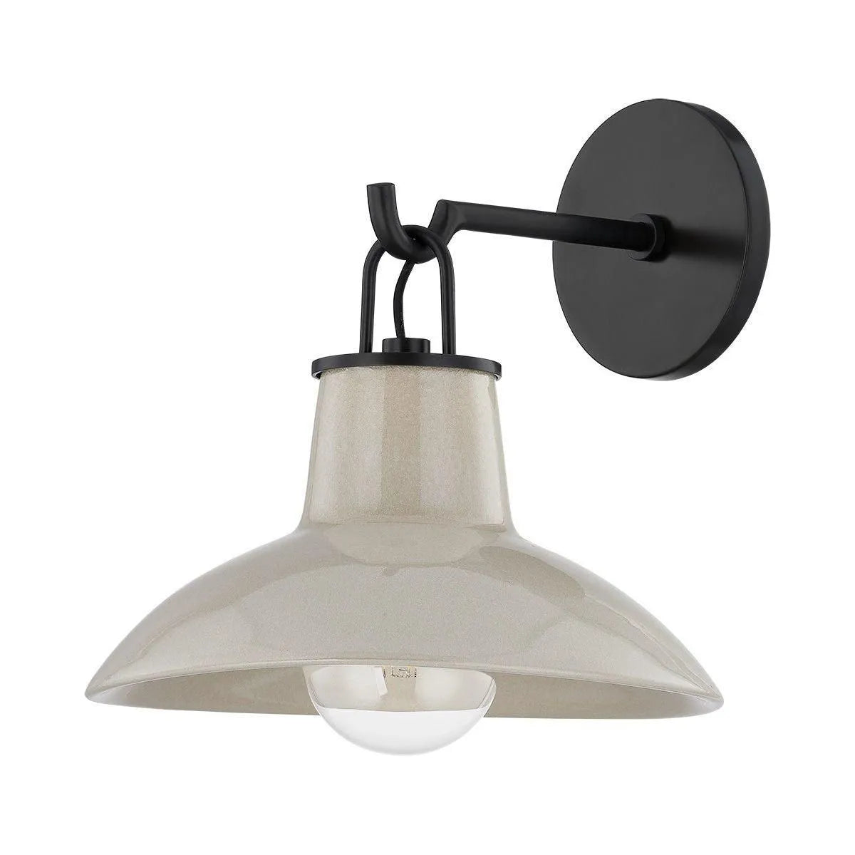 Hudson Valley - 1913-DB/CIC - One Light Wall Sconce - Pottersville - Distressed Bronze/Ceramic Ivory Crackle